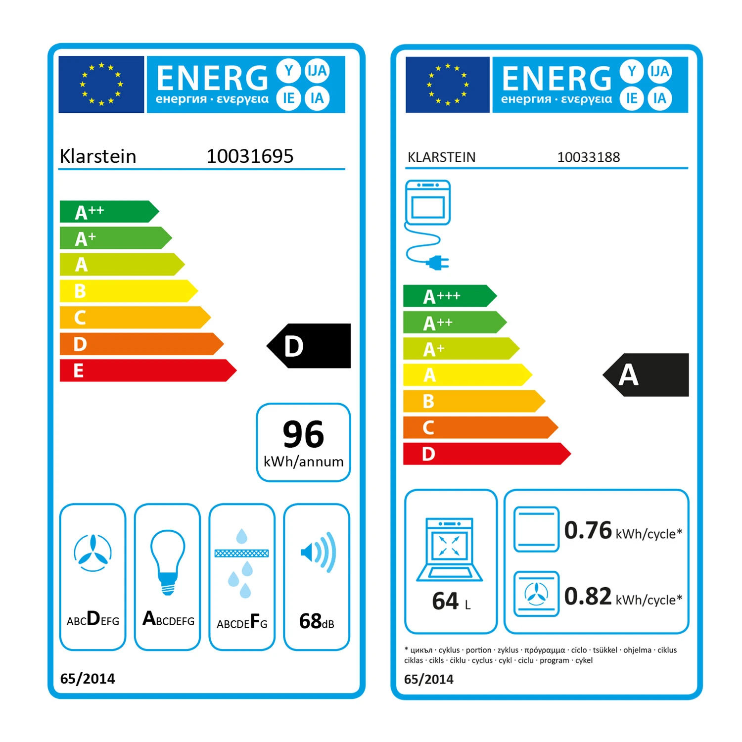 Gusteau Hektor Einbau-Set Backofen + Unterbau-Haube Schwarz Edelstahl – Bild 12