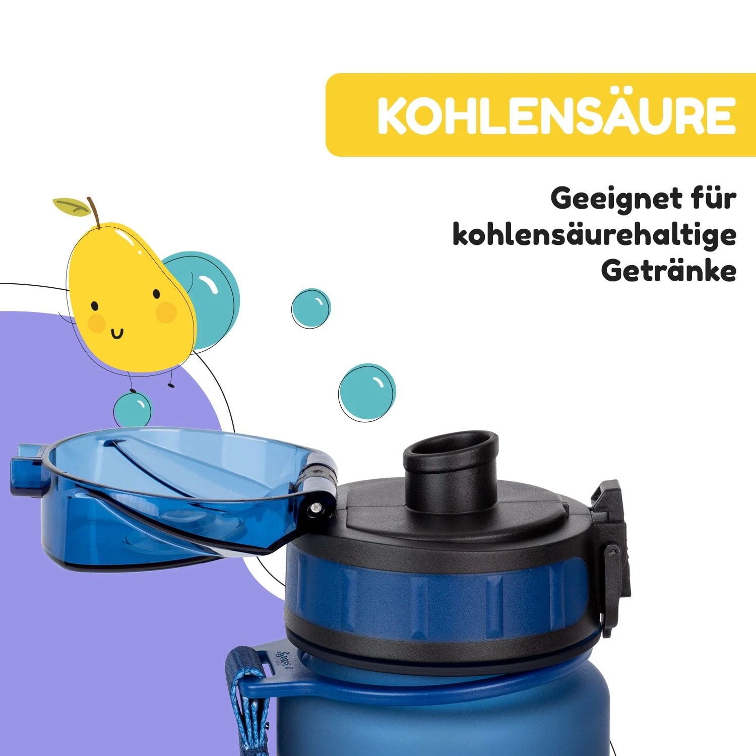 Schmatzfatz Frühstücksset Lunchbox & Trinkflasche Tritan Dicht BPA-frei – Bild 6